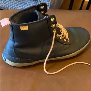Keds, women’s fall black high top boot sneaker
